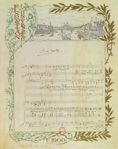 オペラ「ドンカルロス」のスコア、ジュゼッペヴェルディ（1813-1901年）、1900年の万博博覧会のために印刷された紙に書かれたもの 作： Unbekannt Unbekannt